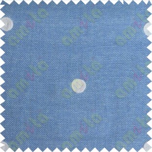 Blue with white polka dots embroidery sheer cotton curtain designs